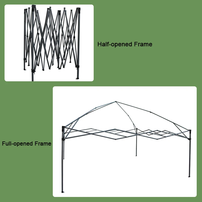 
Wedding Party Folding Canopy Carry Bag Cross-bar Decoration Portable Canopy Tent 