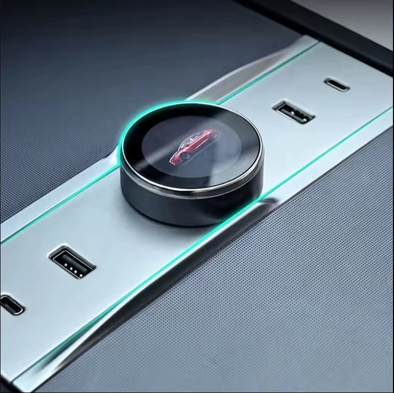 Multiport Charging Wireless Charger USB HUD Docking Station 4 Fast Charging Adapter For Tesla Model 3 Highland 2024