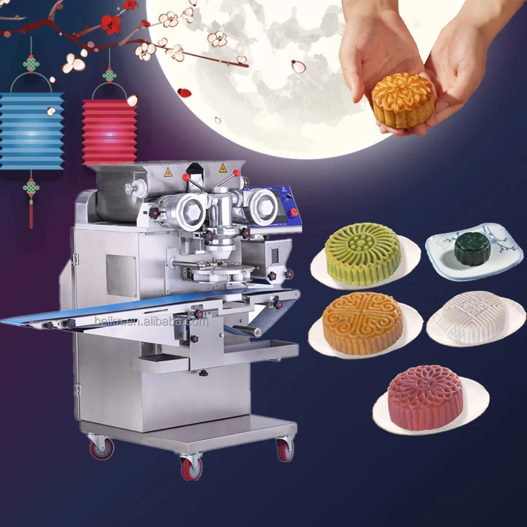 multifunction encrusting food machine maamoul making machine mooncake maker for sale automatic encrusting and forming machine