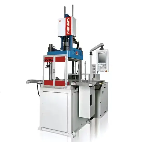 CHINJINLI LSR Liquid Silicone Gel Product Making Machine LSR Vertical Injection Baby Nipple Molding Machine