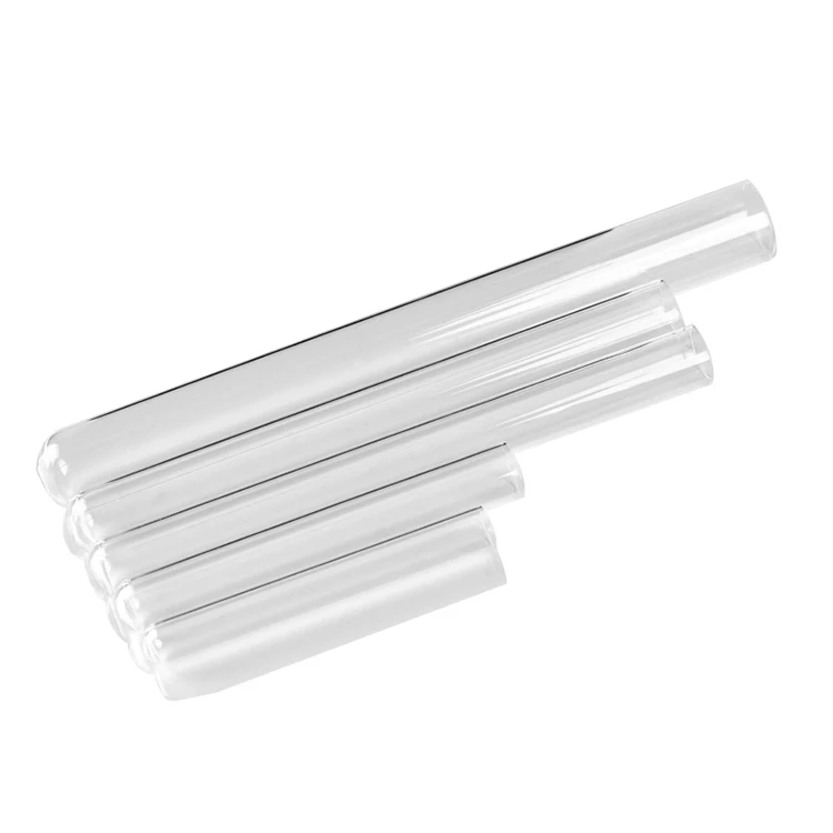 glass test tube high borosilicate glass with mersure allowed small tube used in lab plant breed