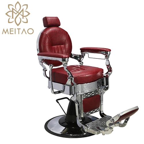 Leisure Style Hydraulic Hairdressing Chairs 360 Degree Rotary Lift Down Men Stylish Barber Chairs
