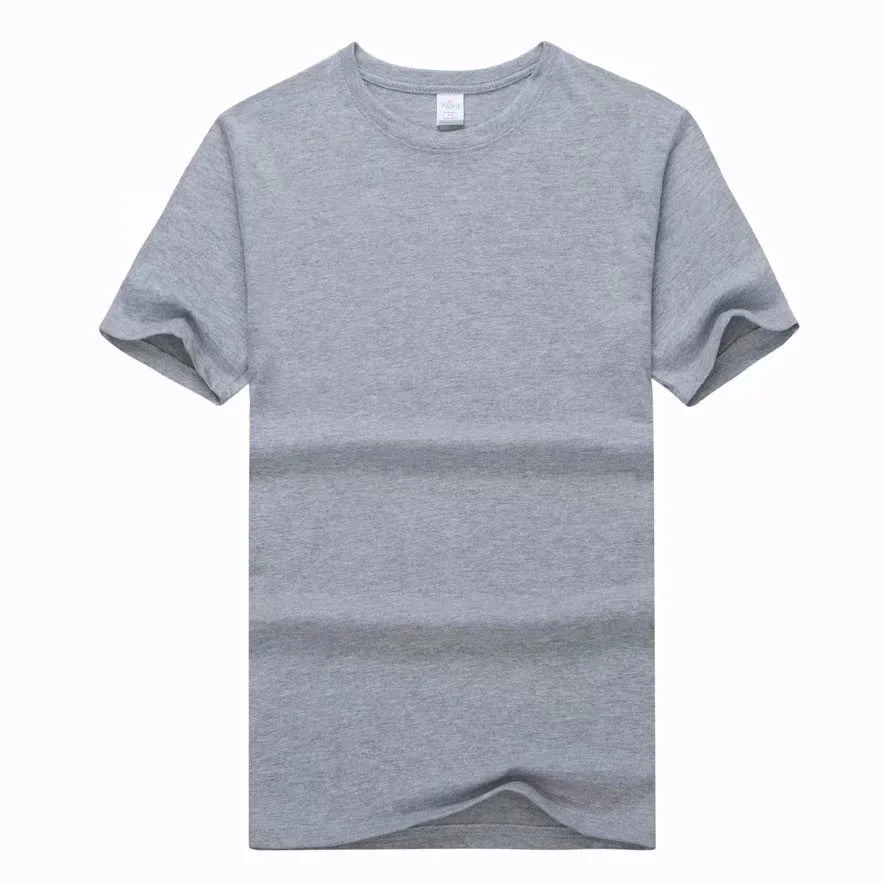 European/American Size Heat Transfer Blank Cotton T shirt Wholesale  Heat Press Advertising T shirt For Promotion