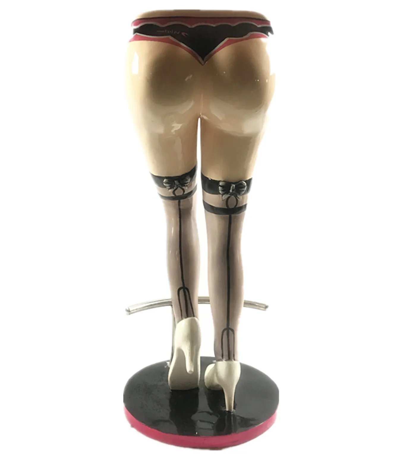 
hot-selling Barstool European style Stool Used Barber Chairs elegant Chair With Footrest Tractor Seat Bar Stools 