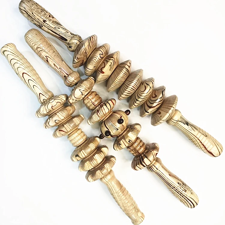 Amazon hot sale  handheld full body release pain other massage products wood roller,lymphatic drainage,cellulite massager