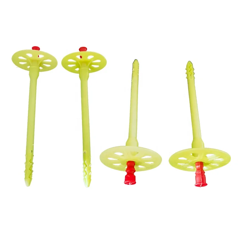 Plastic Steel Nails Red Cap Nail Insulation Fixing Wall Insulation Nail