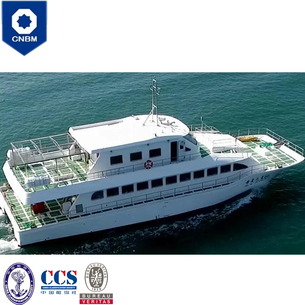 
25m FRP Catamaran passenger boat tour boat Water sightseeing bimotored 
