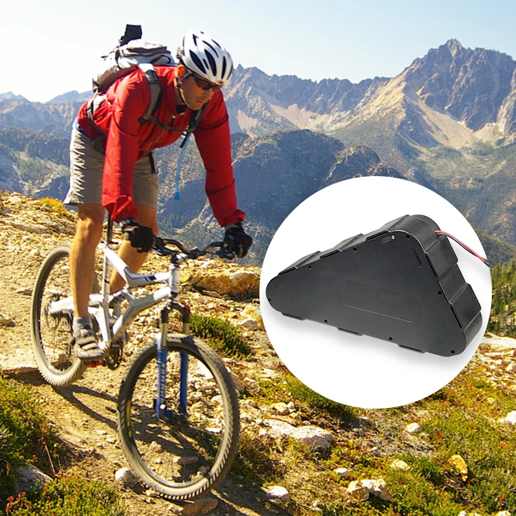 Custom Electric Bike Battery 52v 48v 36v 24ah Triangle Lithium Ion Battery Mountain Bike Pack batteries