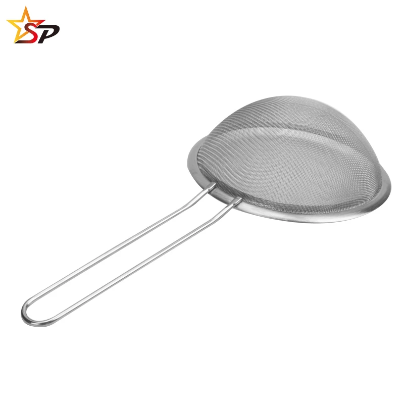 
Durable Stainless Steel 22cm Mesh Strainer Fine Wire Mesh Strainer for Soy Milk Juice filter 