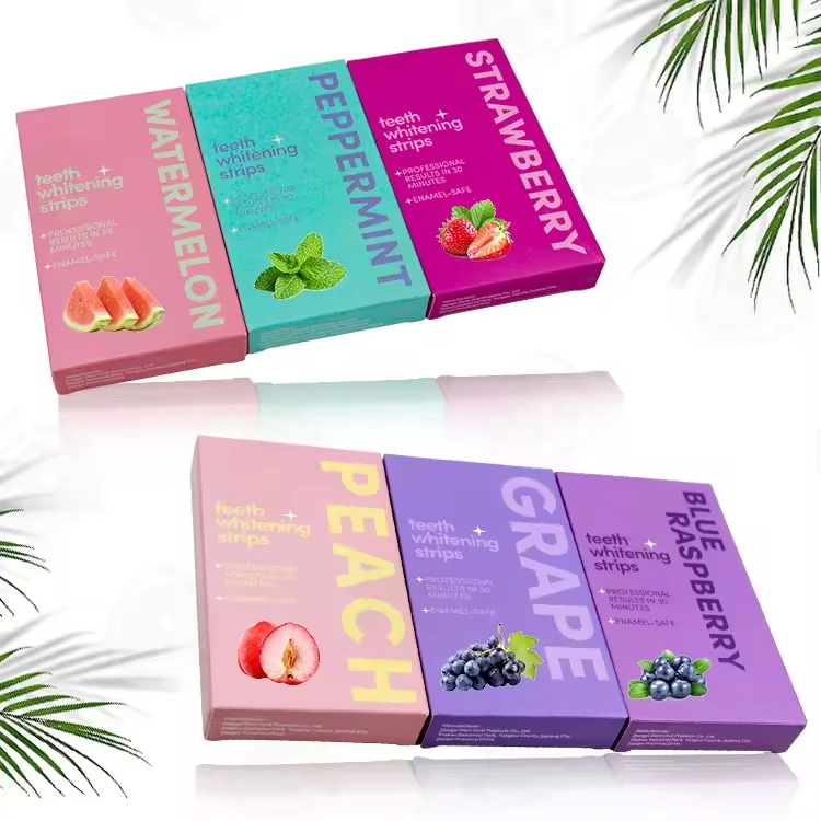 Neateeth Fruity Flavored Teeth Whitening Strips No Chemical Taste PAP Peroxide Free Teeth Strips