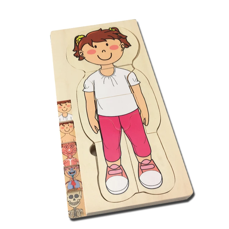 
Eco-Friendly Wooden Kids Toys Puzzle WD23017 