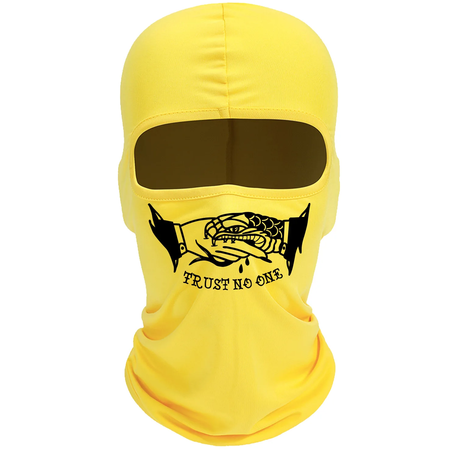 New Design Face Ski Mask Balaclavas Polyester Trust No One Custom Ski Mask Unisex Winter Hat