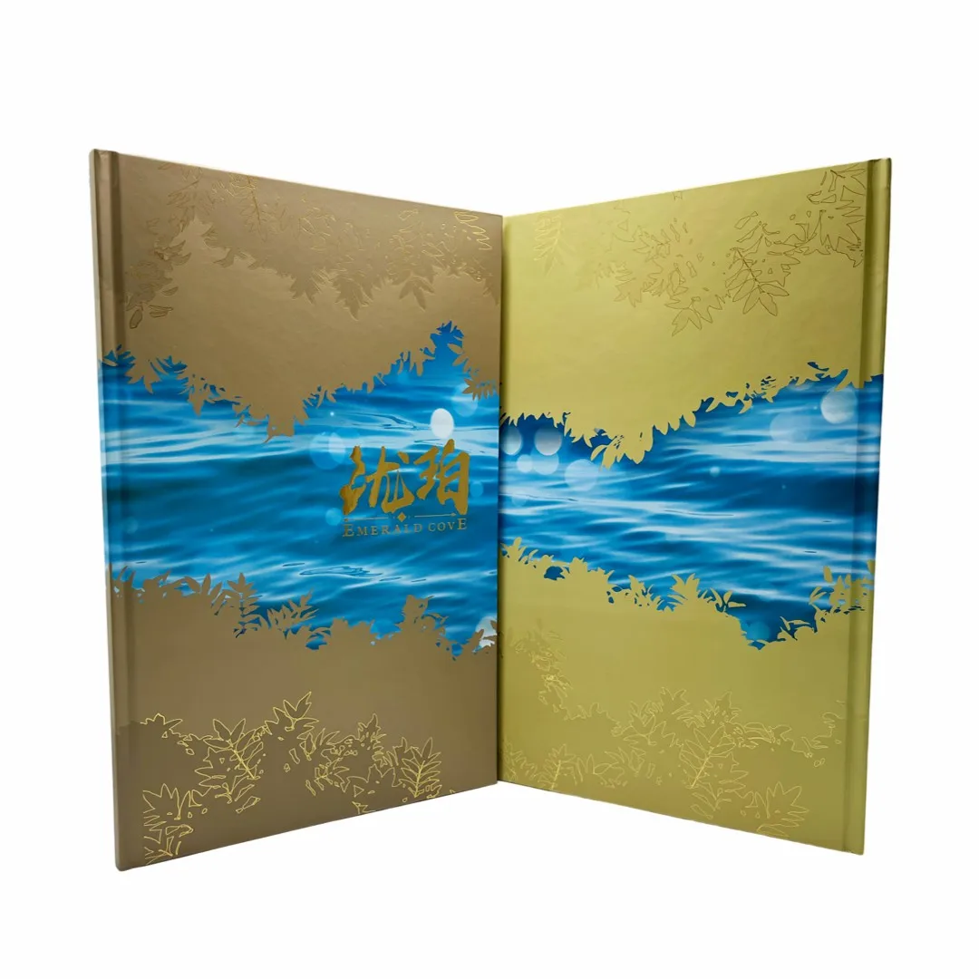 Custom cheap lcd screen digital video brochure printing services design booklet brochure paper for printing