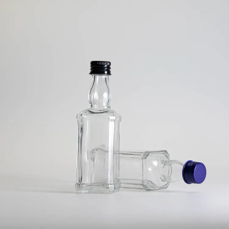 Wholesale Jack Daniels 50Ml Spirits Vodka Gin Liquor Glass Bottle With Cork Or Screw Cap For Sale