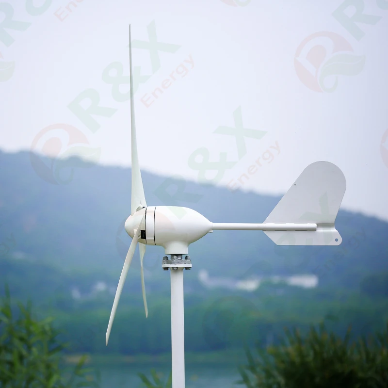 500W 600W 800W 1000W Small Home Wind Turbine Generator Portable Wind Generator For Boat Corrosion Resistance