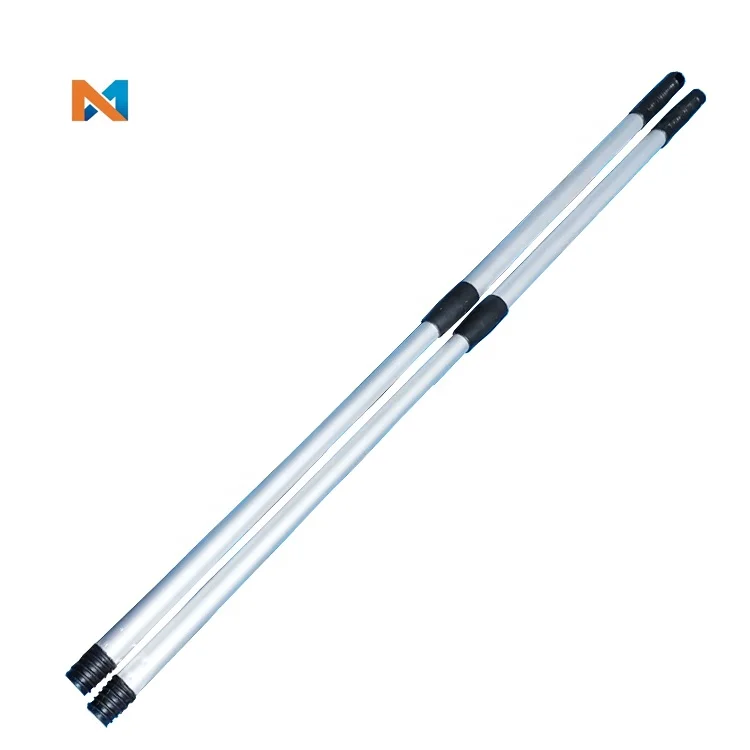 High Quality Silver Color Customized Length Extendable Telescopic Pole
