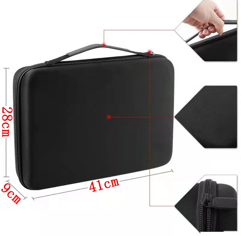 Battery Storage Box Hard Case EVA hard carrying box for various battery organiser