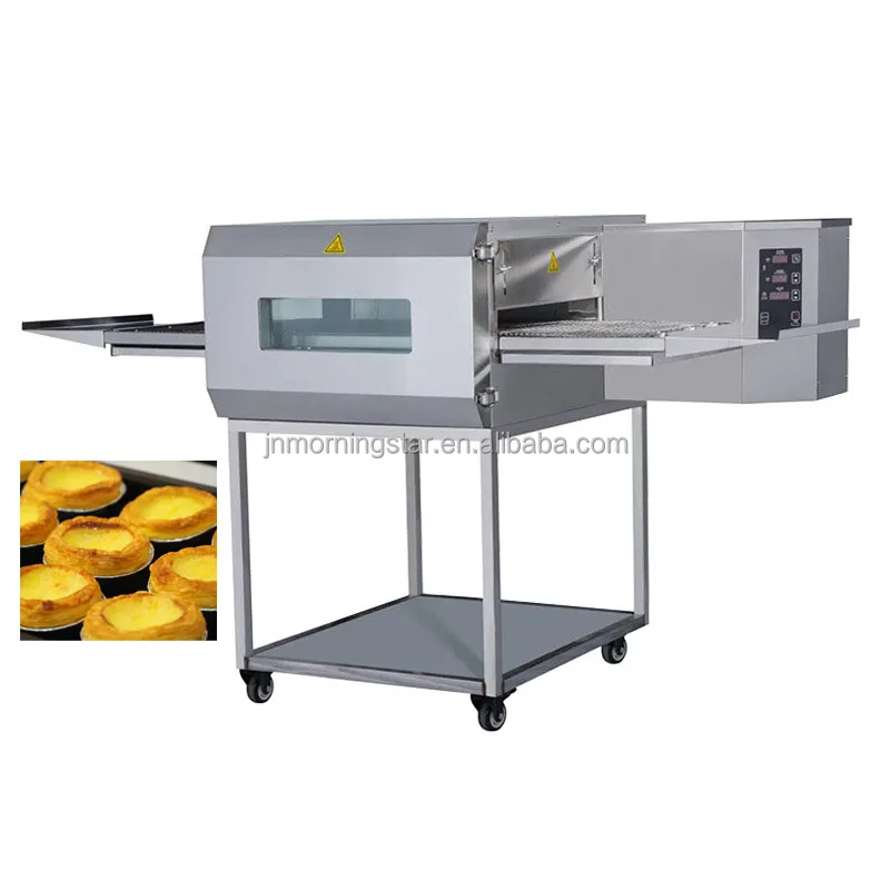 Continuous chain-type pizza oven gas conveyor pizza oven Hot Air Convection Gas Conveyor Pizza Oven Roast Beef Baked Egg Tarts