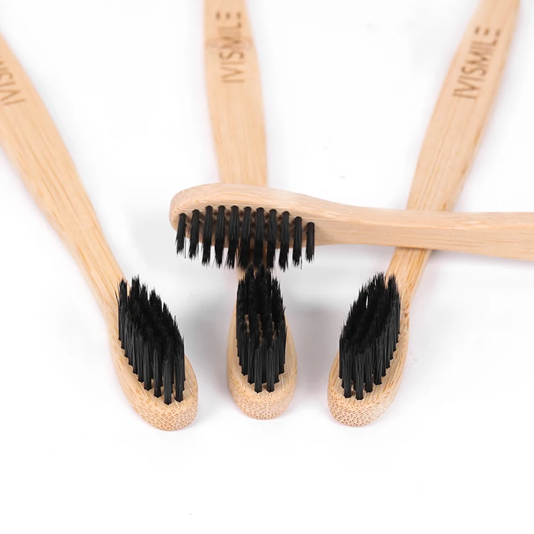 IVISMILE High Quality Wholesale Oral Clean Safe Soft Wear Proof Private Logo New Dental Bamboo Toothbrush