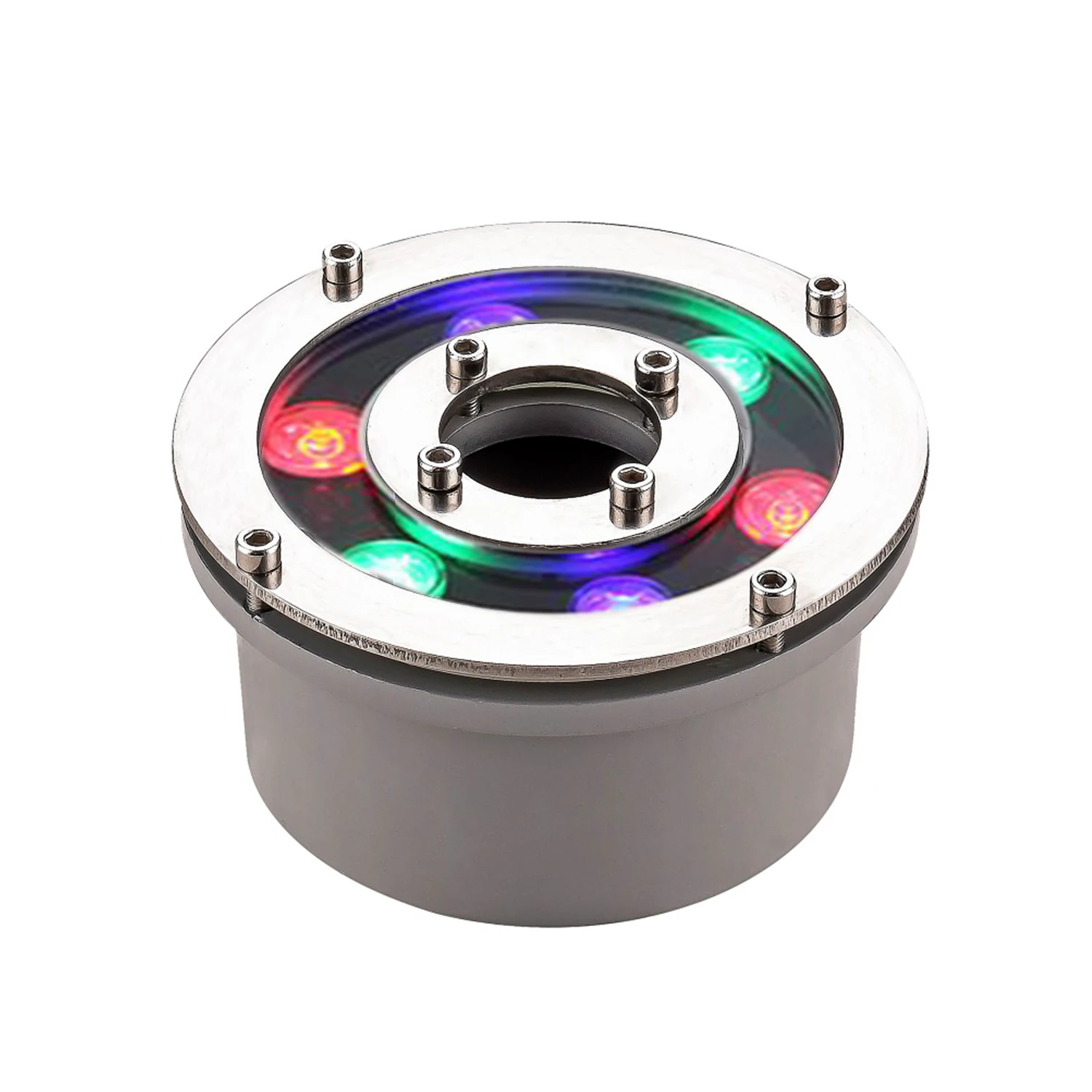 Free Sample Underwater 6W 12W 24V Dmx Rgb Rgbw Waterproof Water Fountain Light for Pond