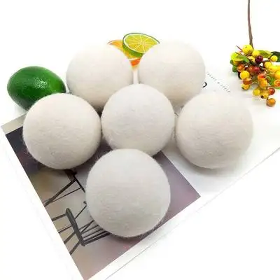 Remove static electricity Multifunctional Wool Ball Pure Imported Natural Wool Felt Ball Pet Toys