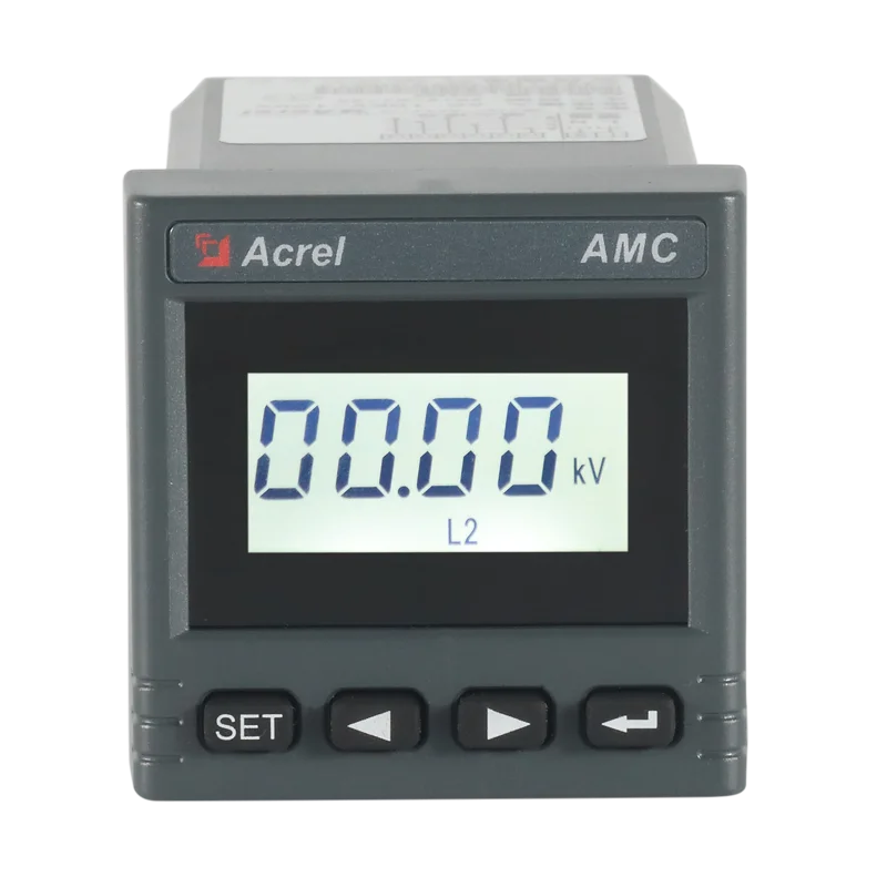 Factory price LCD three phase panel voltage meter digital ac voltmeter AMC48L-AV3 ACREL small size 48*48mm volt meter AC 0~400V