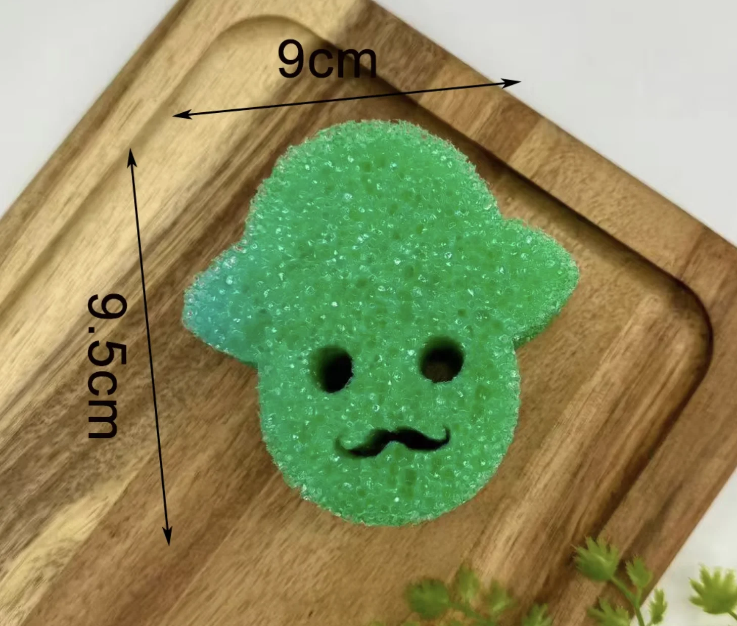 Daddy Style Color Paper Box Smiley Face Sponge For Kitchen Washing Scratch Free Deep Cleaning Scrubbier Temperature Thermo