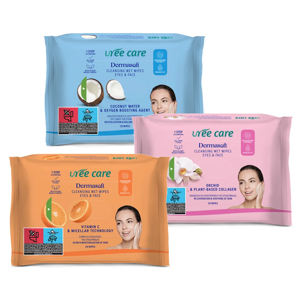 High quality adult Cleansing facial wipes refreshing skin care feminine wet wipes natural ingredients organic water wipes