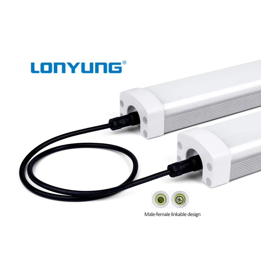  Горячая Распродажа TUV Linkable IP66 4 фута Водонепроницаемая трубка светодиодный Tri-proof Light 120 см 60 Вт