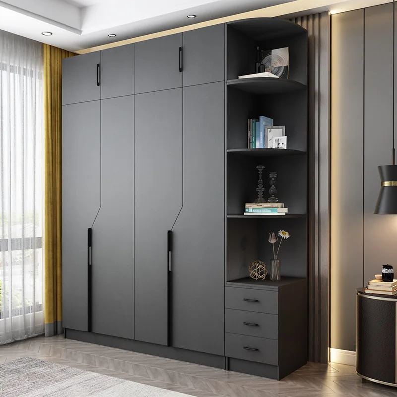 Лучшая цена Высокое качество под заказ 60 см Современный минималистичный шкаф из массива дерева Armario