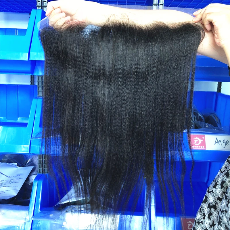 Hot Selling HD Swiss Lace Frontal Human Hairo Ear Body Wave Lace Frontal Ready to Ship Brazilian Chinese Hair Natural Black