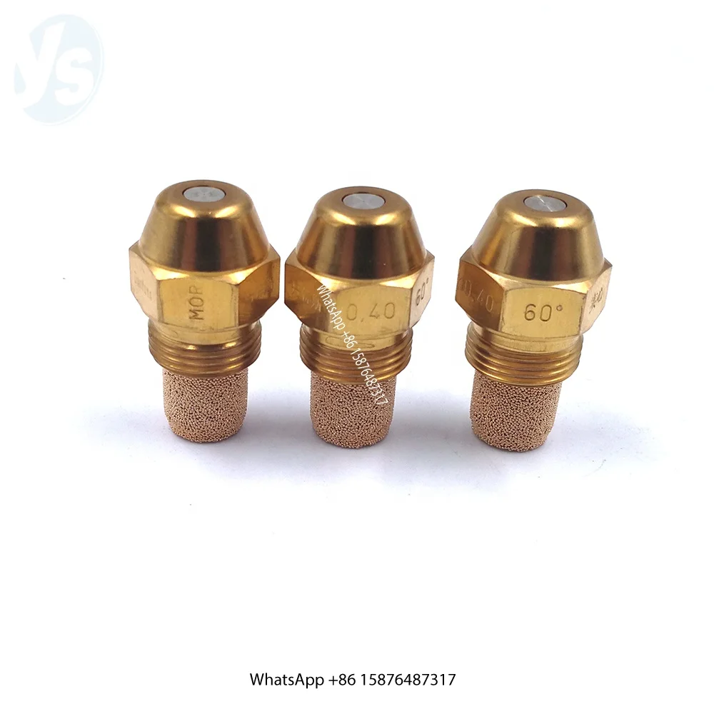 YS Dan foss Waste Oil Burner Nozzle,  Brass Burner Oil Spray Fuel Jet, Oil Burner Spare Parts