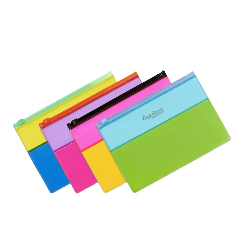 Модная Портативная пластиковая прозрачная косметичка из ПВХ, дорожная косметичка на молнии, Сумка для документов