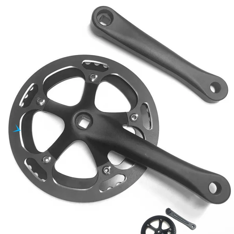 TAOZIK 44T 46T 48T 52 T алюминиевое 170 мм электрическое односкоростное колесо для велосипеда