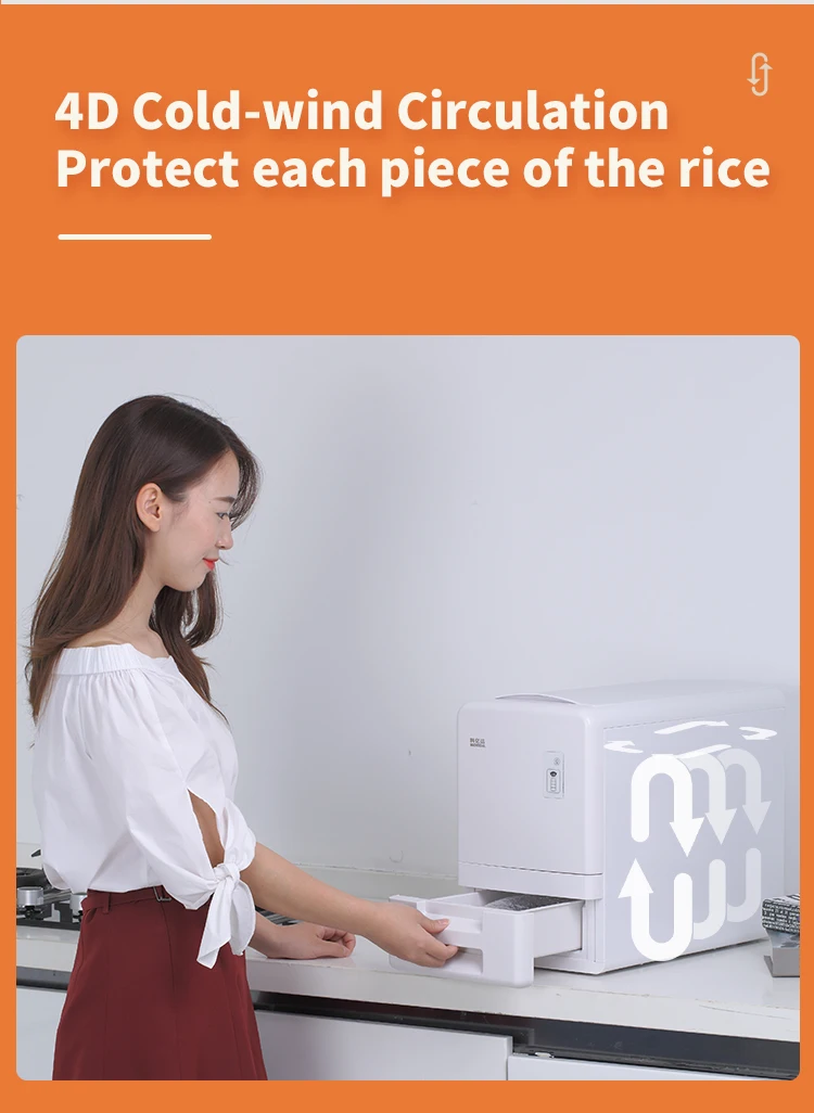 Automatic Rice Refrigerator Constant Temperature Storage Rice Container Smart Rice Dispenser