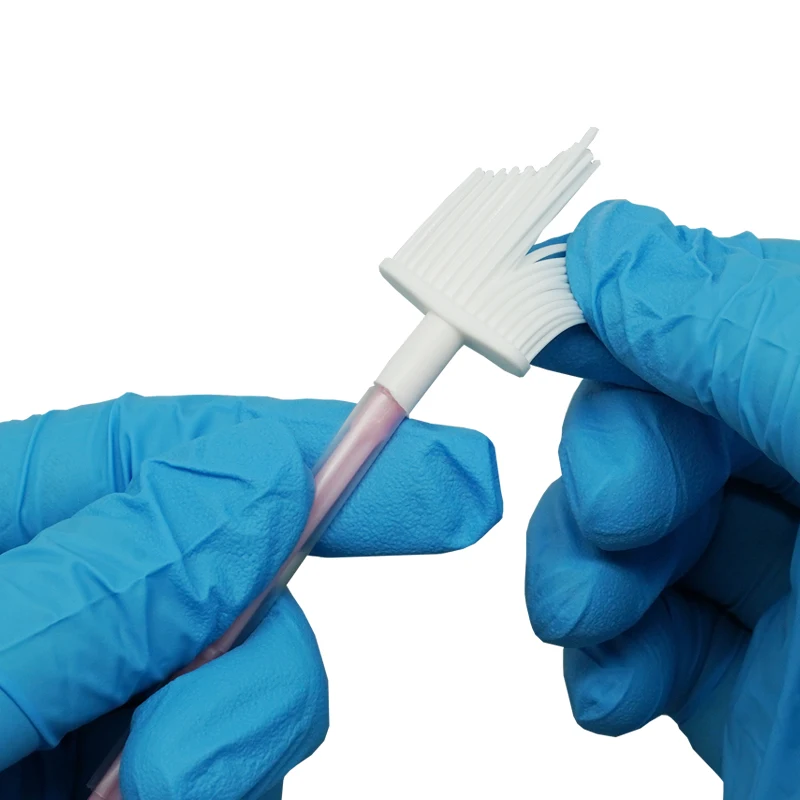 Pap Smear Test Kit Disposable HPV Test Kit Cervical Brush Gynecological Examination Kit Vaginal de hisopo de bandada