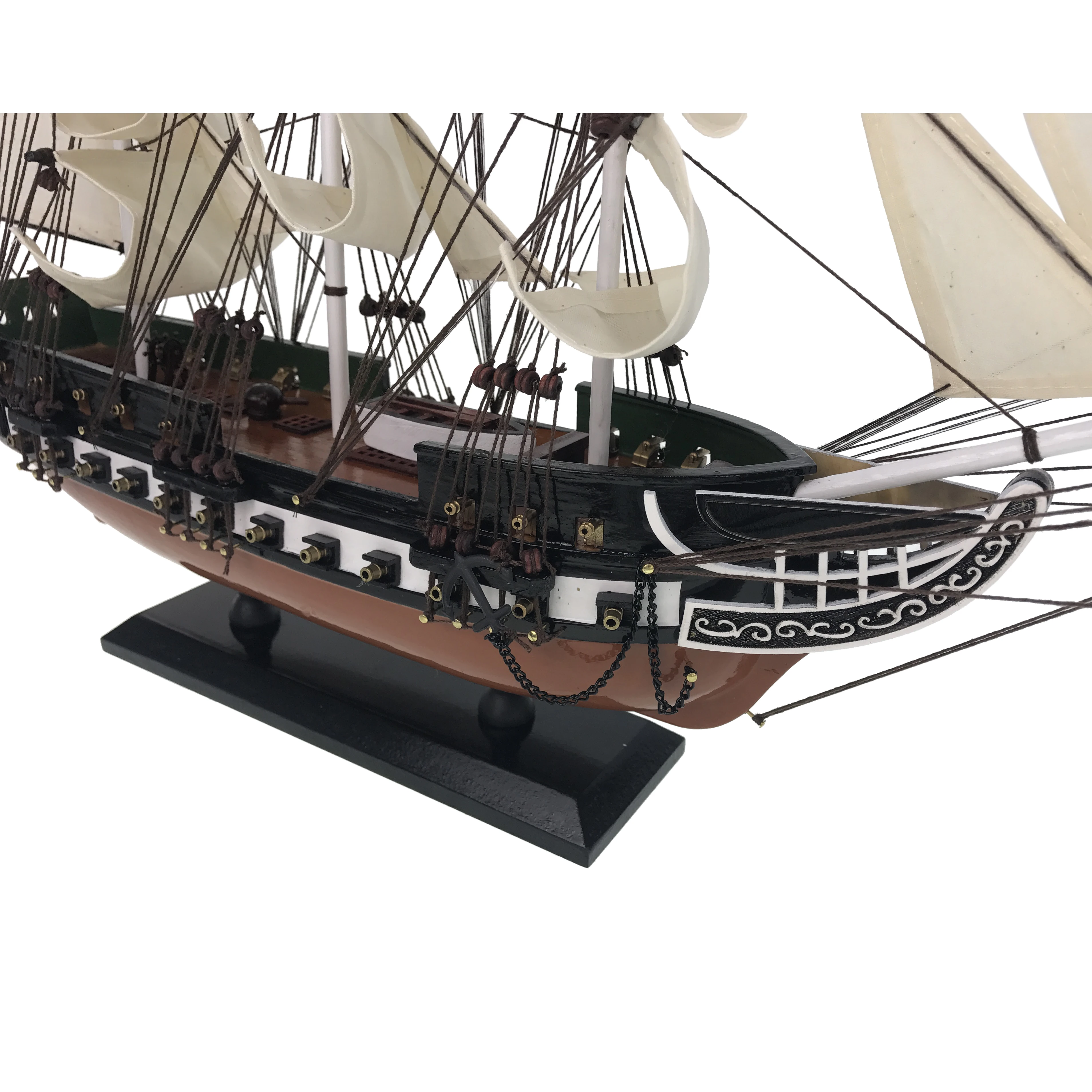 unique home decoration gift ship  USS CONSTITUTION Wooden sailboat model nautical by handcrafted ship model