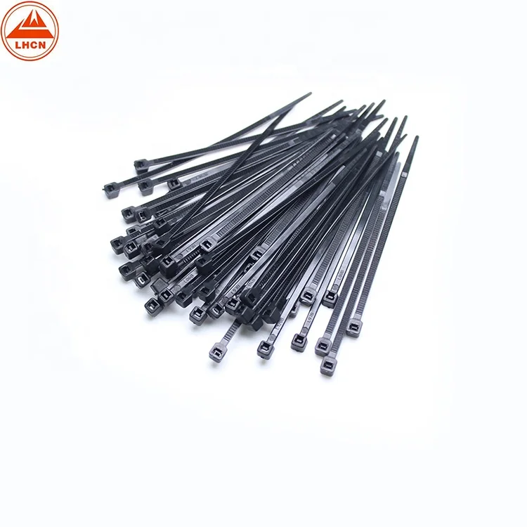 
Multi Color Self-locking Flexible Cable Ties2.5x80mm black Nylon 66 Zip Ties 