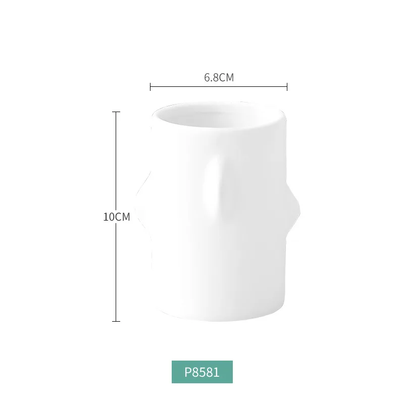 
nordic cylinder glass china ceramic modern cheap wholesale geometric murano vase design vietnamese body deco vase for decoration 