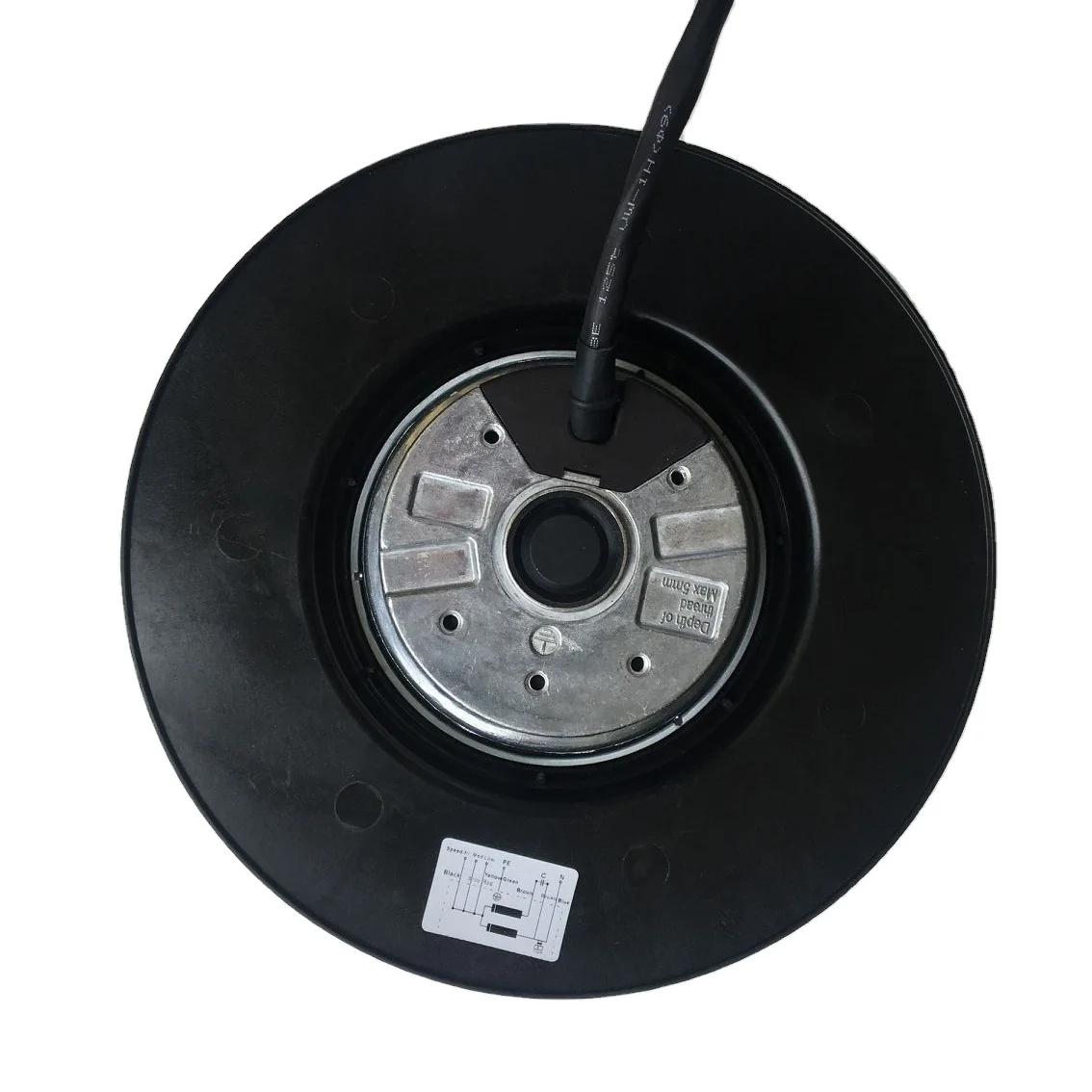 110V 115V 190mm diameter 70mm height 360CFM backward curved centrifugal fan FJC2S-190.45A for duct and kitchen