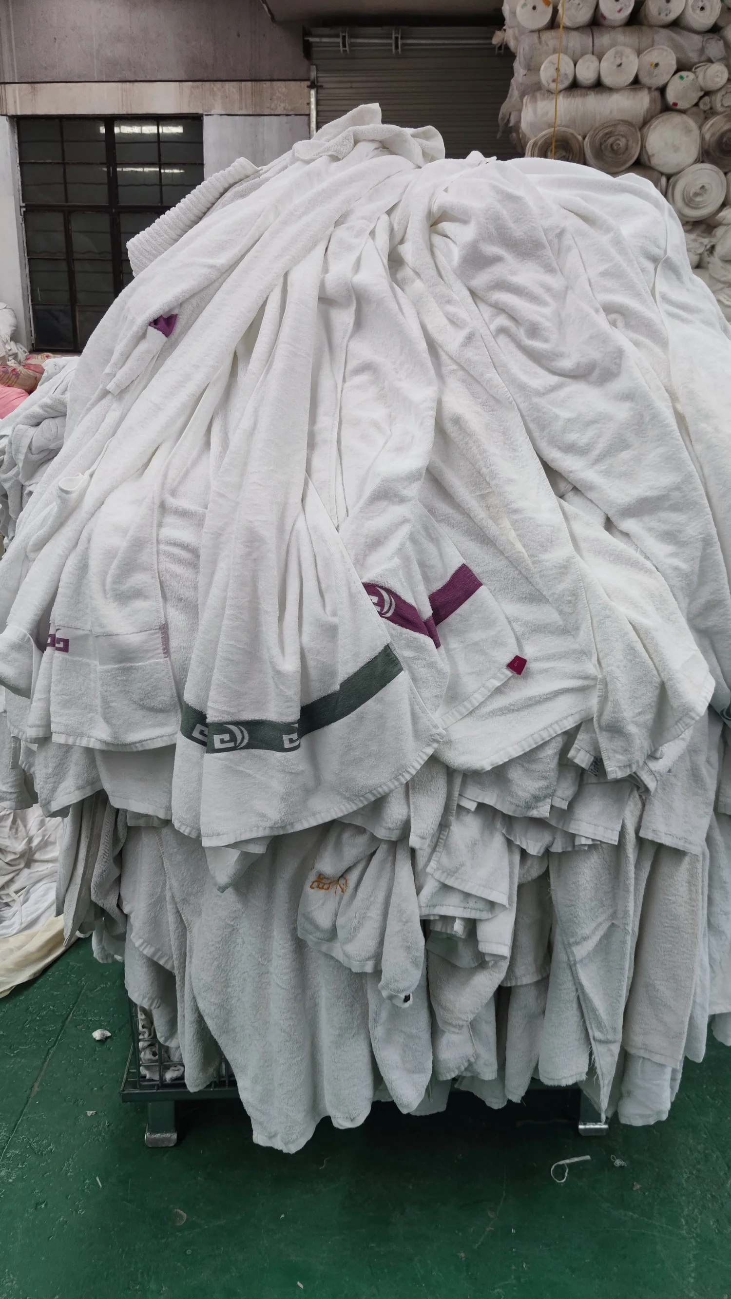 Used Clothing Rags Textile Waste Machine Recycling White Rags Towel 100% Cotton Rags for Industrial Wipes