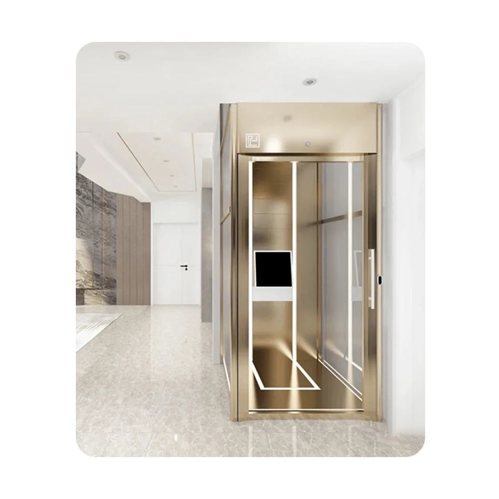 Factory direct sale person used automatic comfortable villa 2-5 floor residential elevator Glass Elevator