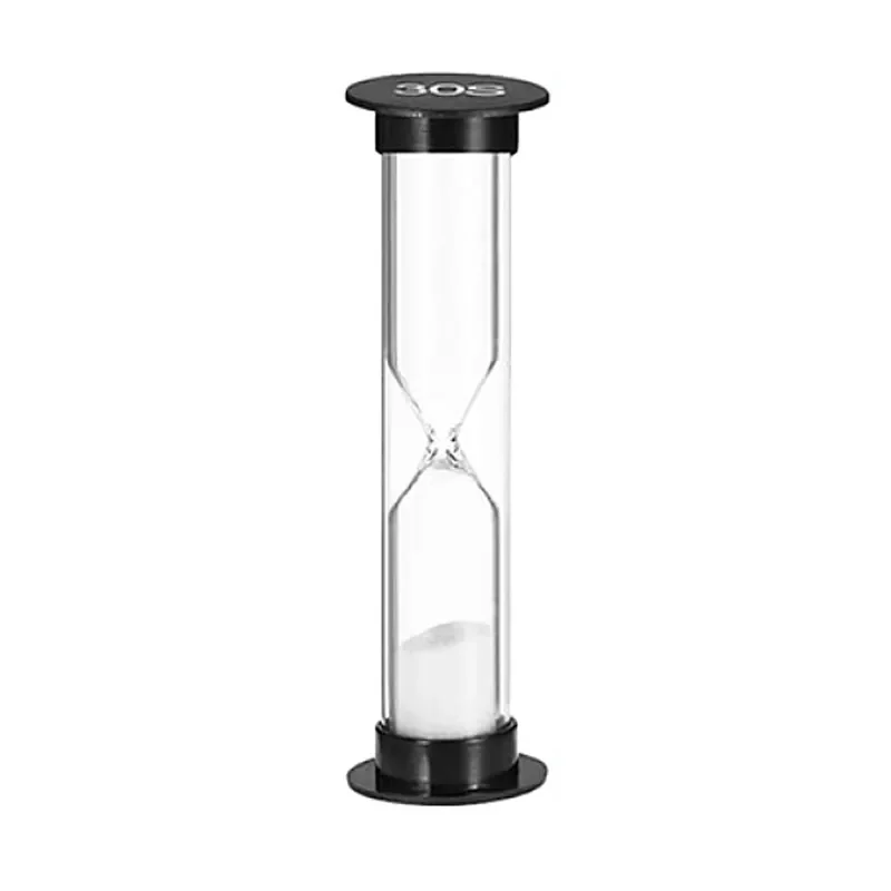 Wholesale 1 2 3 4 5 minute colorful plastic sand timer hourglass for kids toy and board game sand clock and dice
