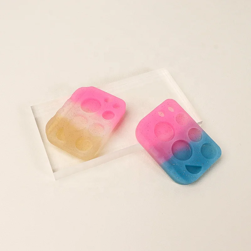 Lash Lift Palette Colorful Brow Soft 9 Function Reusable Glitter Tint Dish eyebrow Perm Eyelash Lifting Silicone Palette pallet