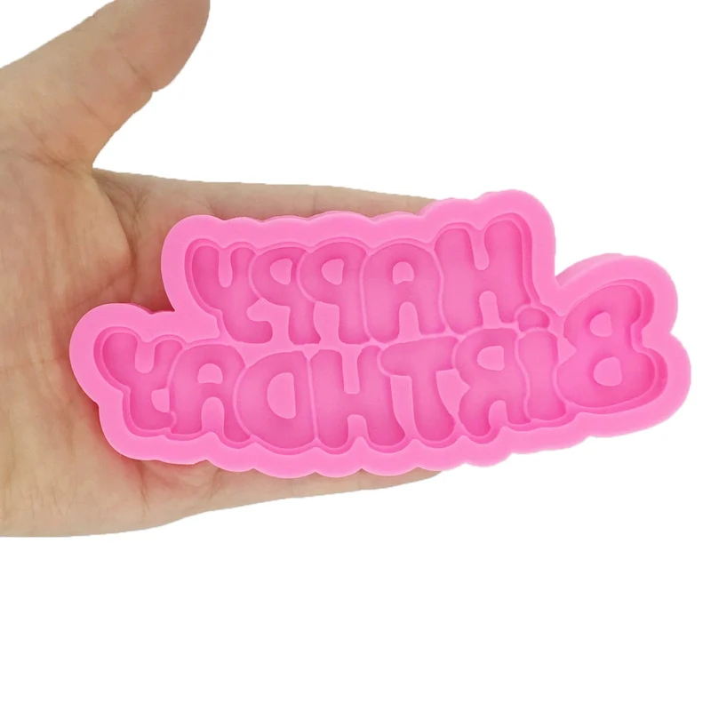 Cake Decorating Tools Chocolate Mold 3D Letter Shape Chocolate Bar Mold Rubber Cake Tray Silicone Candle Molds Sustainable 50pcs