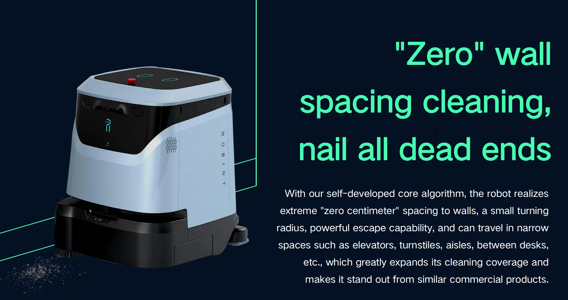 Sonix 2024 New Arrival  Autonomous Navigation Service Robot Mopping Robot Floor Cleaning Intelligent Commercial Cleaning Robot