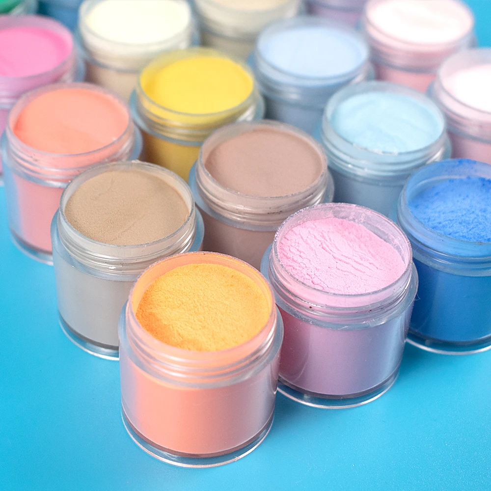 Private Label 24 Colors set Acrylic Powder glitter Matte acrylic powder