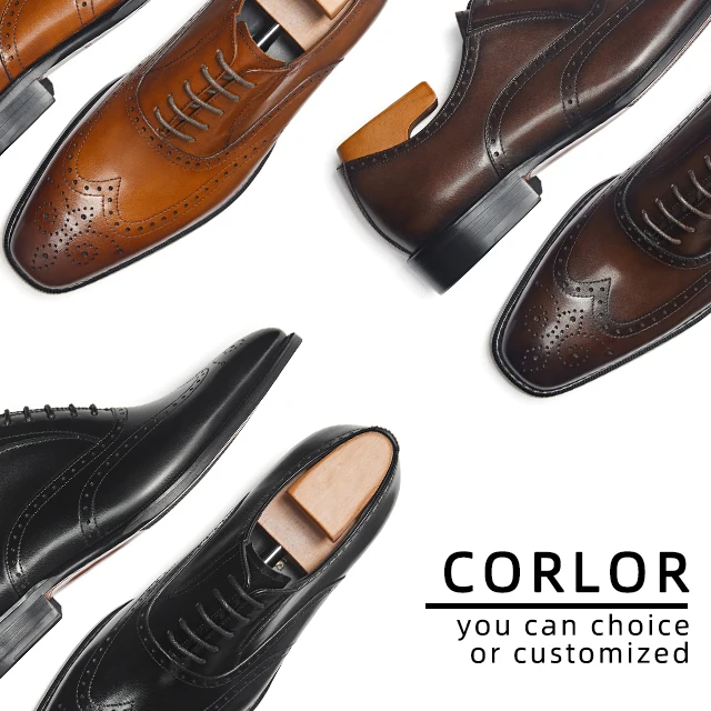 
New model men leather dress shoes formal wedding party shoes italian genuine leather shoes men 