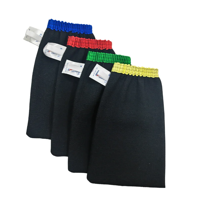 Wholesale Body Deep Cleaning Dead Skin Remover Exfoliator Mitt Exfoliating Gloves Viscose Kessa Exfoliating Glove