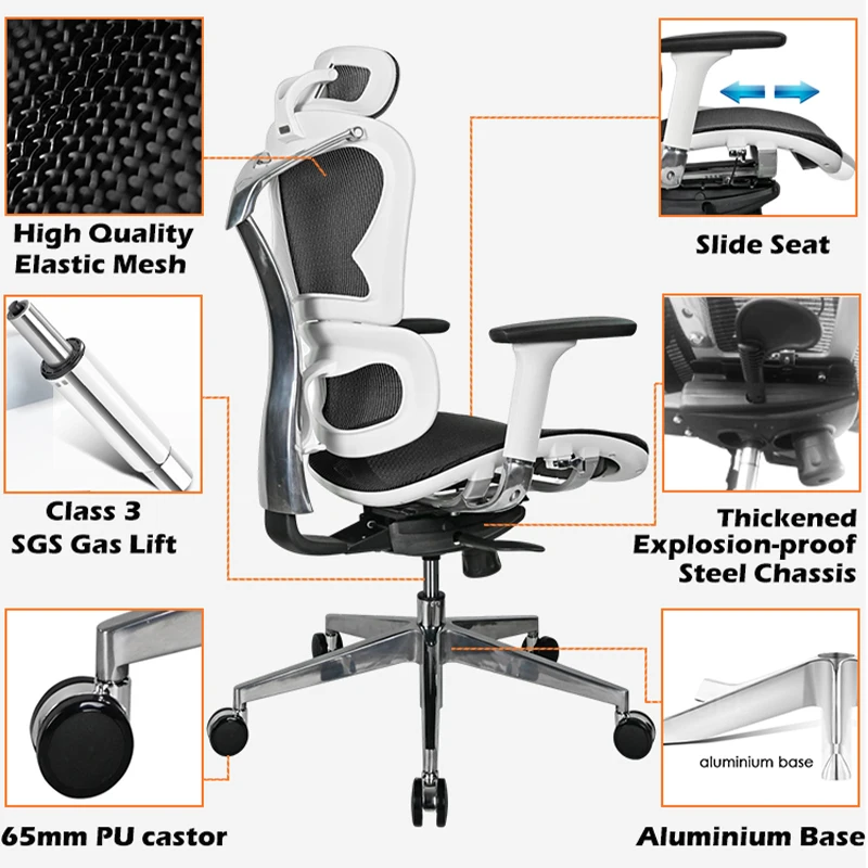 Guangdong Hot Sale Wholesale Full Mesh Ergonomic Chair Office Furniture Ergonomic Office Chairs